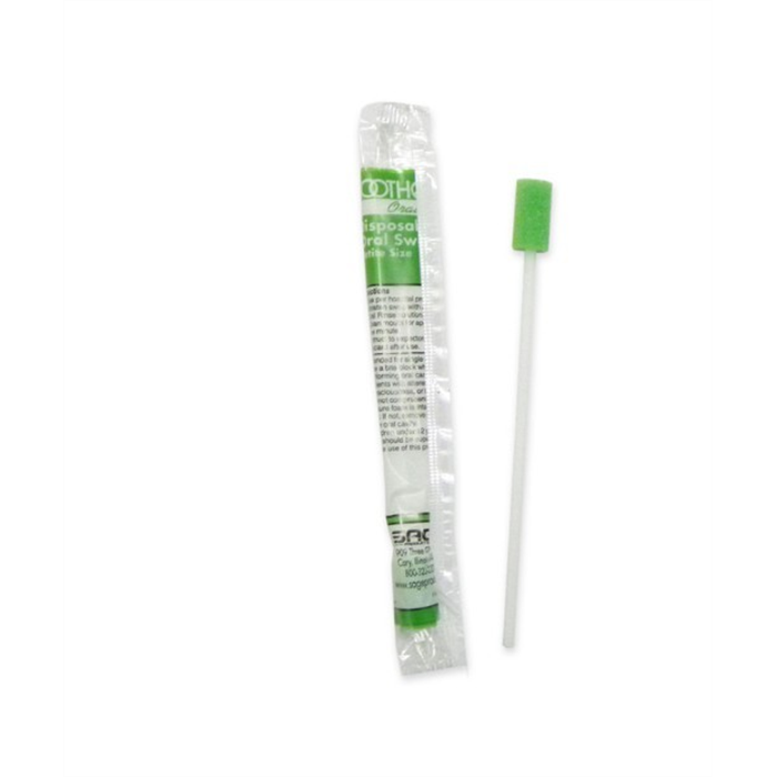 Toothette écouvillon buccal, 200pcs - emballage individuel