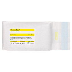 [1003311] DERMACARE KOMPRESSE, 10 X 10 CM _x000D_
50 ST. IN STERILER TUETE