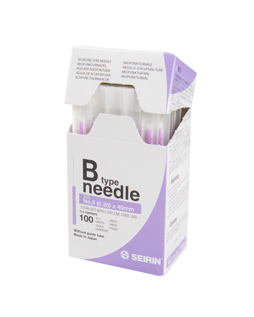 [903002] Aiguilles d’acupuncture SEIRIN B-TYPE 0,25 x 40 mm 100 pièces