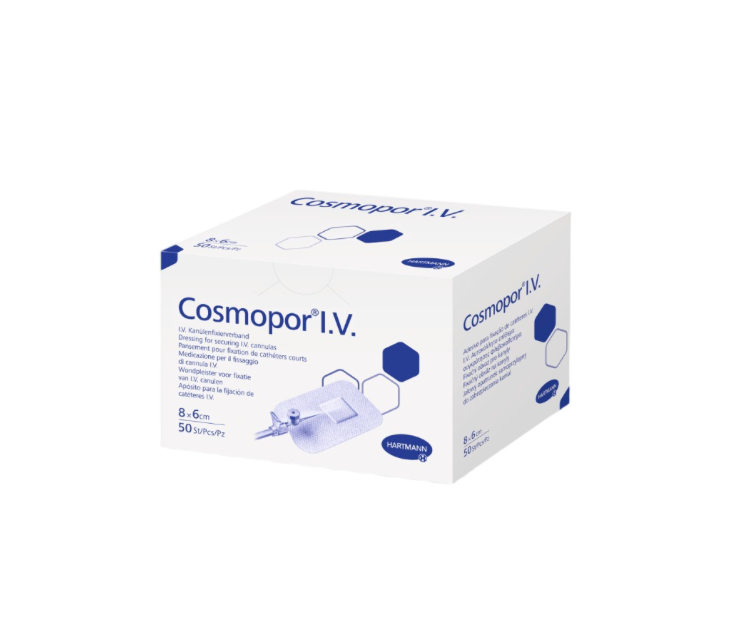 [317600] COSMOPOR I.V. Pansement pour canule, 50 pièces_x000D_
6 x 8 cm