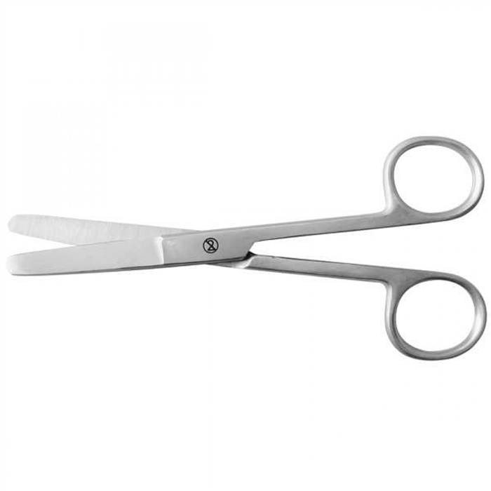 Ciseaux chirurgicaux droits, 14,5 cm, pointes mousse/mousse, boîte de 10