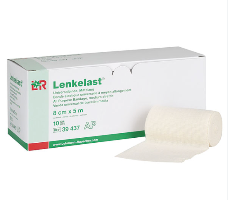 LENKELAST bande idéale élastique 8 cm x 5 m 10 pièces