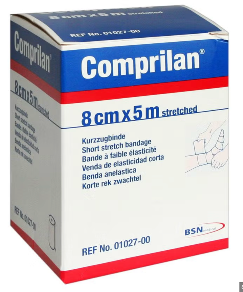 AMFA COMPRILAN bande compression 8 cm x 5 m 10 pièces