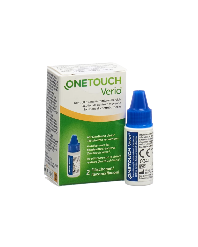[022-223-01] One Touch Verio Solution de contrôle 
2 flacons de 3.8 ml