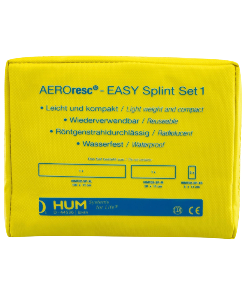 [HIMT02-SP-SET1] AERORESC IMT02 SP SPLINT-SET UNIVERSALSCHIENE _x000D_
JE 1 SCHIENE GROESSE M + XL, UND 2 FINGERSCHIENEN