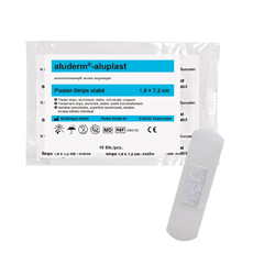 [1009155] ALUDERM-ALUPLAST strips robustes, 1,9 x 7,2 cm, 10 pièces