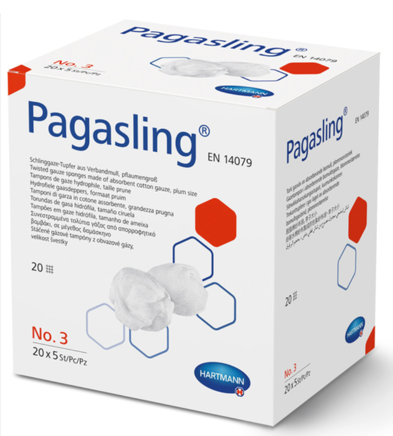 PAGASLING tampons de gaze en boule, 1000 pièces, taille 3, non stériles, taille prune