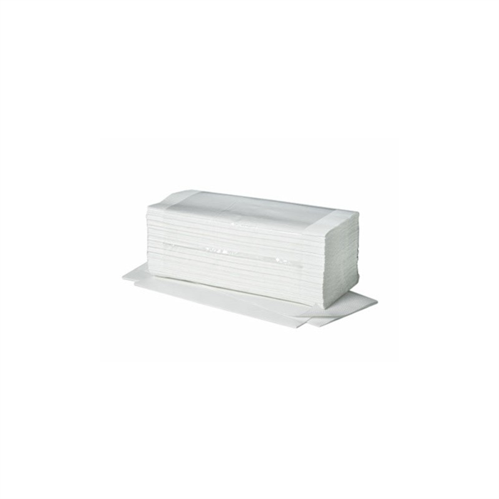 Essuie-mains en papier Fripa Ideal, pliage en V, 5000 feuilles, 1 pli, 25 x 23 cm