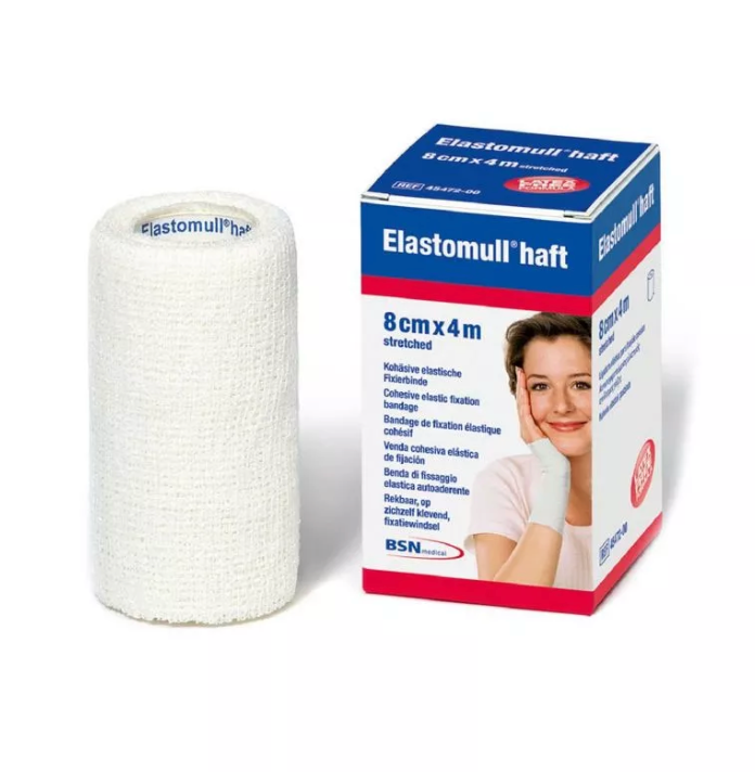 ELASTOMULL FIXIERBINDEN, 8 CM X 4 M, 100 ST.