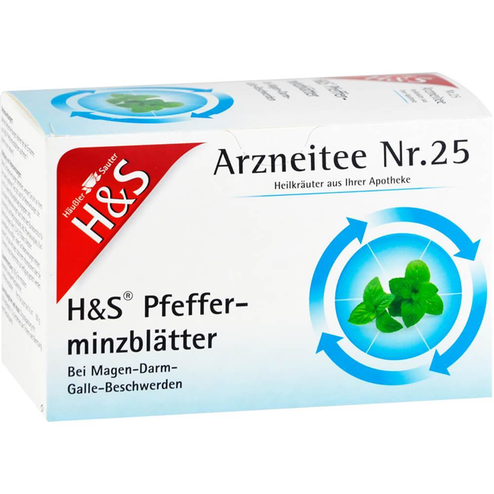 [462500] H&S Tisane à la menthe poivrée n°25, 20 sachets