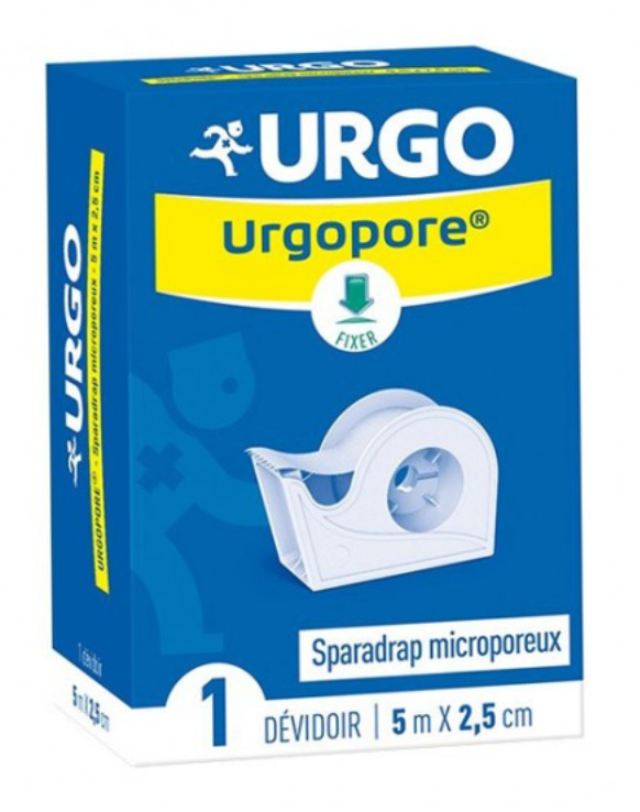 [356190] URGOPORE 2.5 CM X 5 M, 12 ST.
