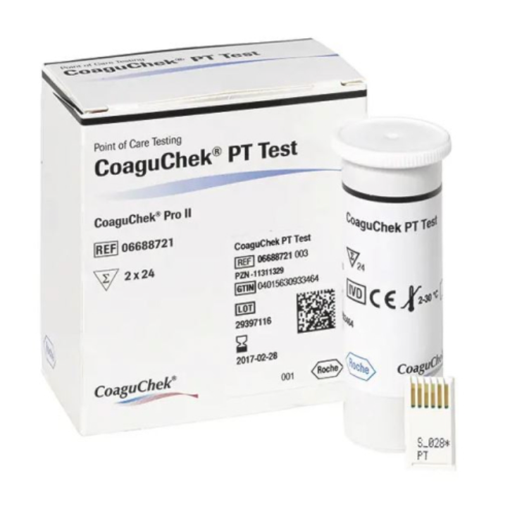 [402031] COAGUCHEK XS PT TEST, 48 ST.