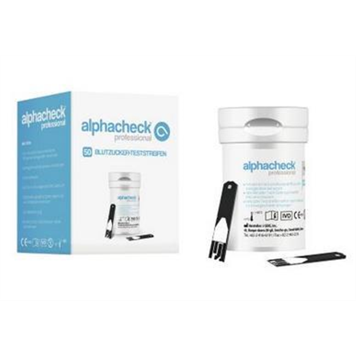 Bandelettes de test Alphacheck Professional, boîte de 50 pièces (AK-003)