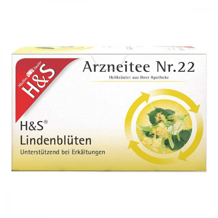 [HS LINDENBLUETENTEE] H&S Tisane de fleurs de tilleul n°22, 20 sachets