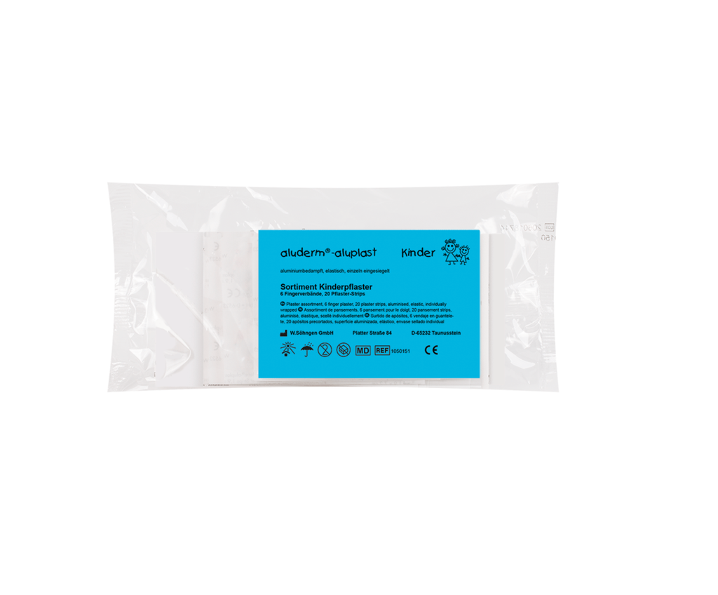 ALUDERM-ALUPLAST ELASTISCH KINDER-PFLASTER _x000D_
SET A 25 ST.