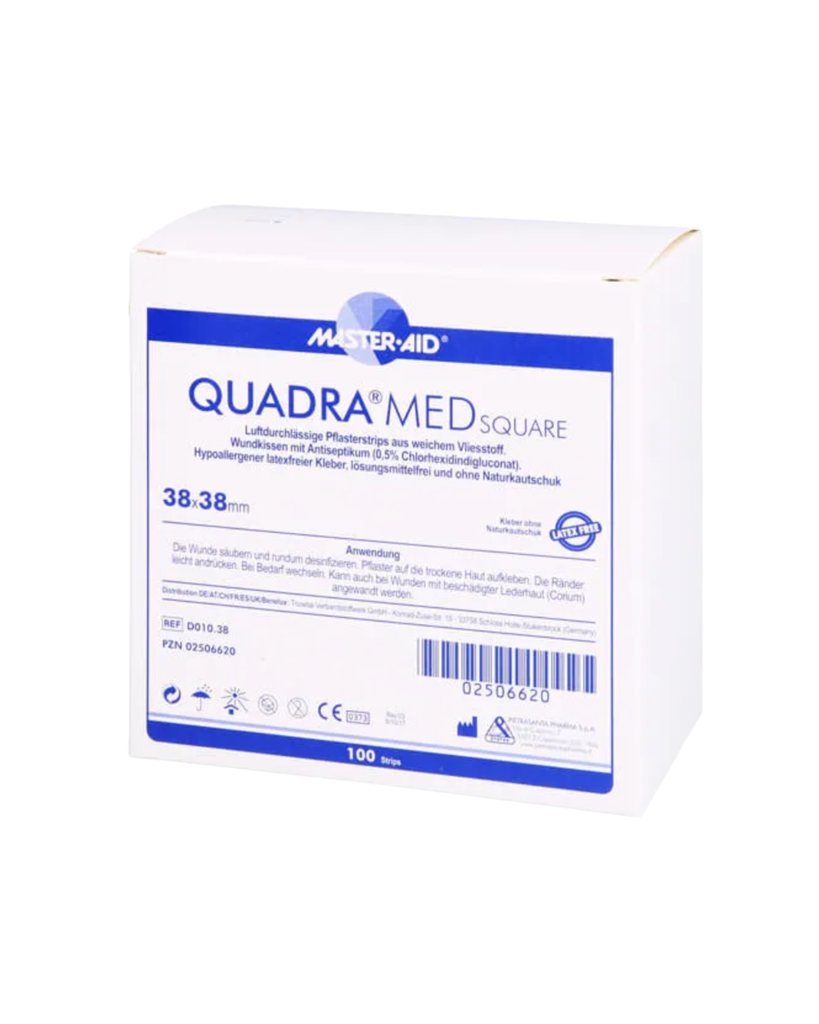 [314640] QUADRA MED SQUARE, 3,8 X 3.8 CM, 100 ST.