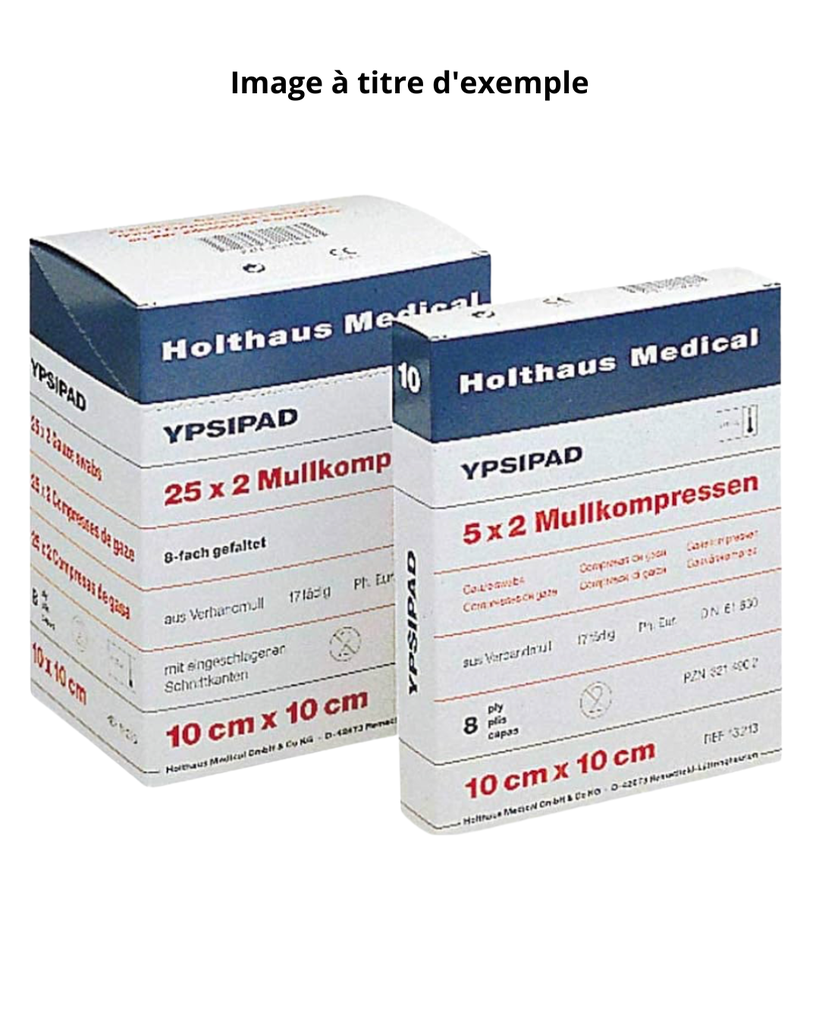 YPSIPAD MULLKOMPRESSEN 10 X 10 CM, UNSTERIL _x000D_
8-FACH, 100 ST.