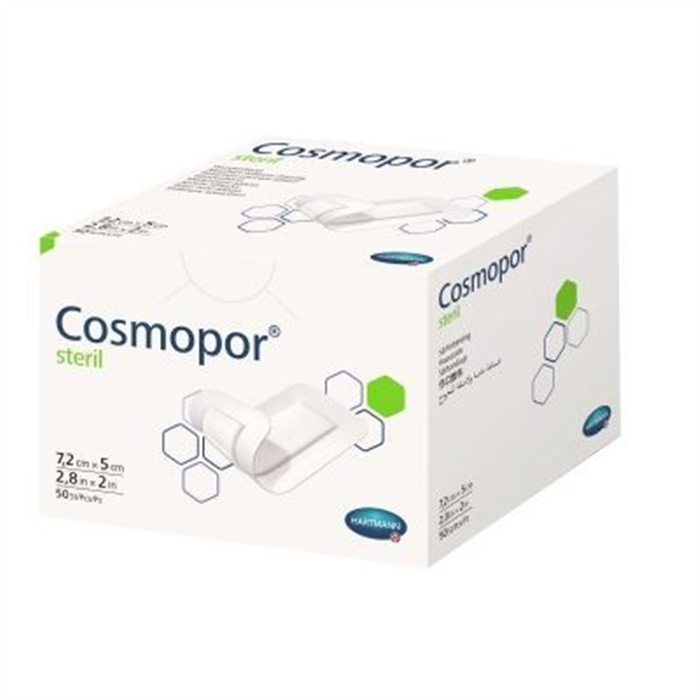 Cosmopor stérile, 7,2 × 5 cm, 50 pièces