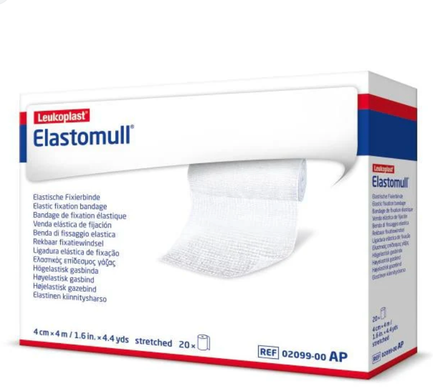 ELASTOMULL bandes de fixation, 4 cm x 4 m, 20 pièces