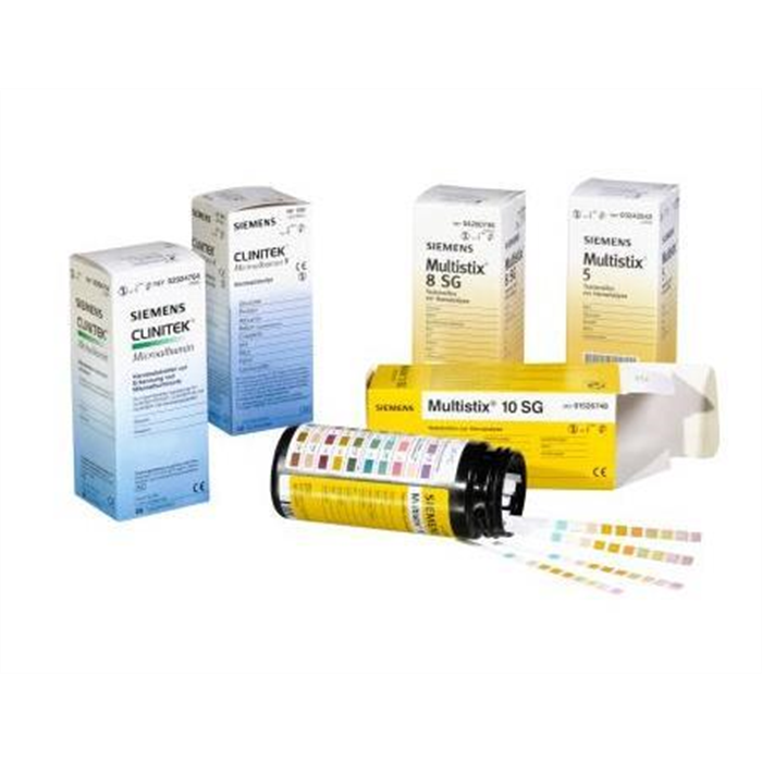 Multistix 10 SG, 100 pièces _x000D_
Bandelettes réactives pour analyse d'urine