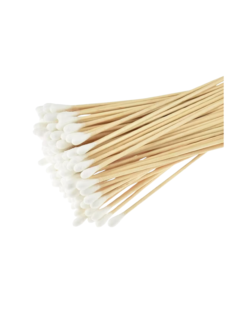 [220110] Bâtonnets en bois, longueur 15 cm, 100 pcs_x000D_
Cotton-Tige 4,5 mm, emballé individuellement et stérile