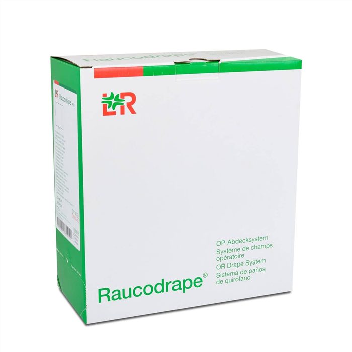 Champ opératoire Raucodrape stérile, 2 couches, avec trou de 6 cm, 45 x 75 cm