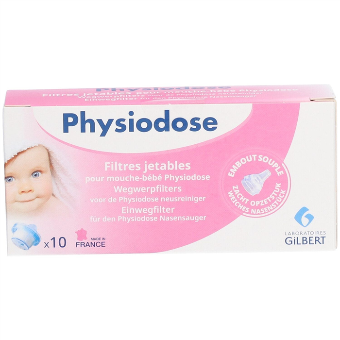Physiodose filtre pour mouche bébé, 10 pièces