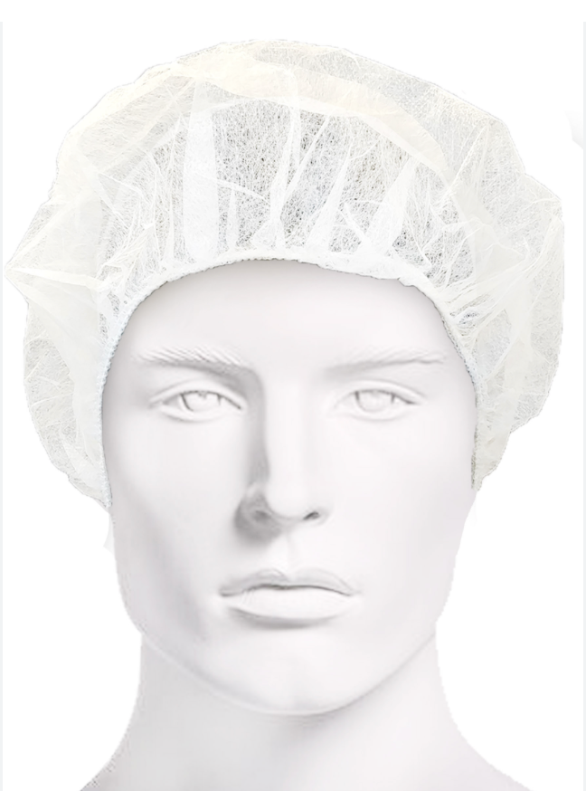 Charlotte type béret, blanche, diamètre 54 cm, 100 pièces