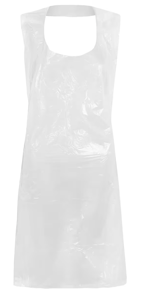 MEDIMEX EINMAL-PE-SCHUERZE CLASSIC PLUS _x000D_
100 ST., GEHAEMMERT, 75 X 140 CM, WEISS