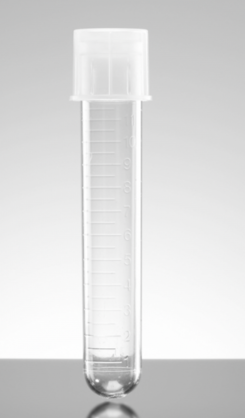 AMFA tubes à fond rond, diamètre 12 mm, 1000 pièces, hauteur 75 mm, 4,5 ml