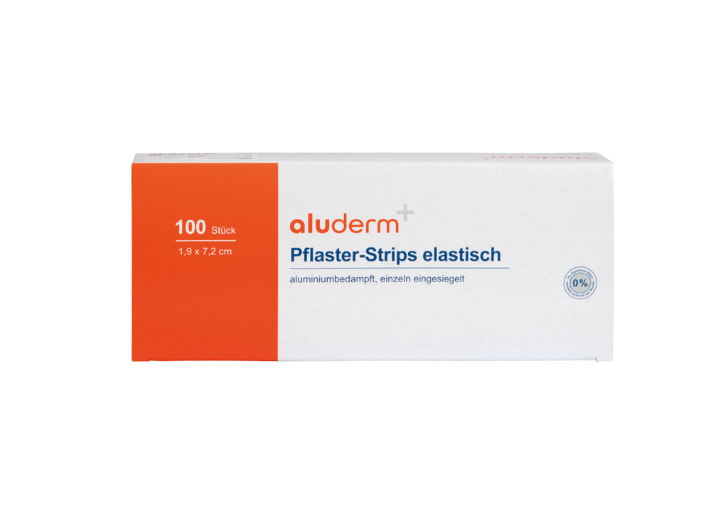 ALUDERM-ALUPLAST PFLASTER-STRIPS ELAST. _x000D_
100 ST., 1,9 X 7,2 CM