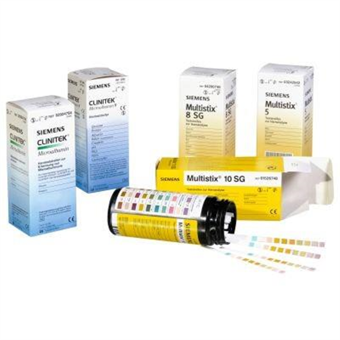 Bandelettes urinaires Hema-Combistix, 50 pièces