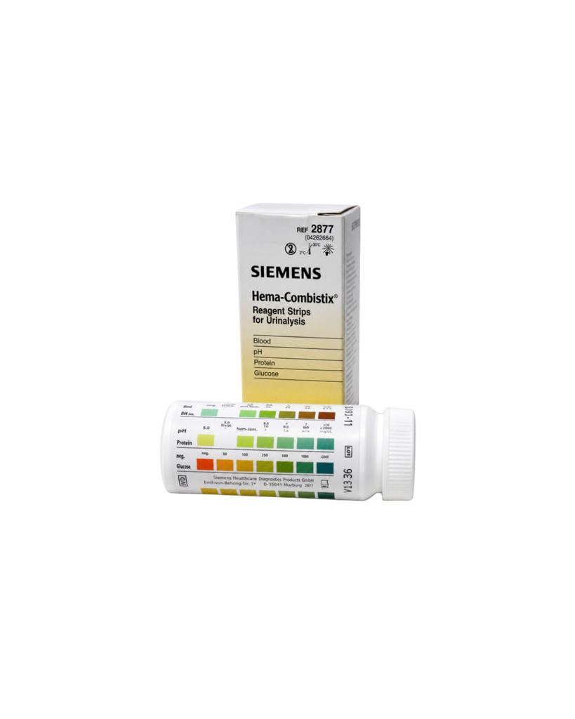 Bandelettes urinaires Hema-Combistix, 50 pièces