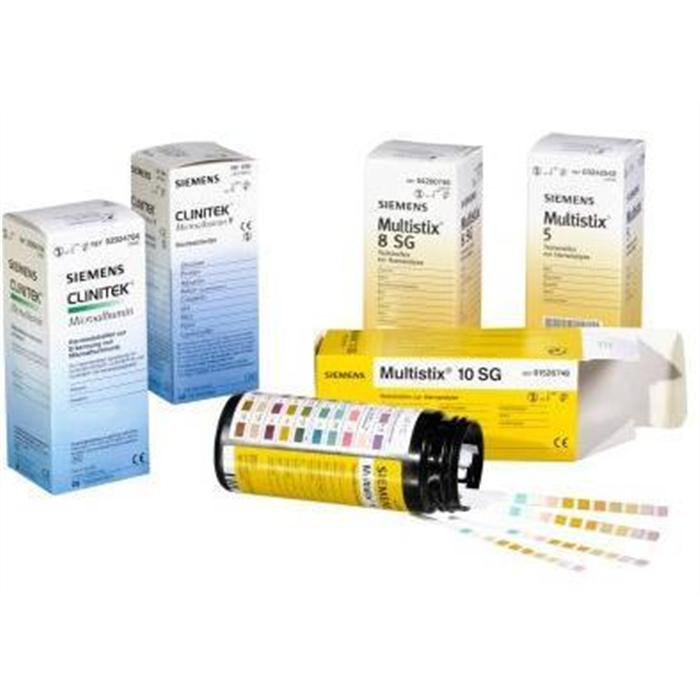 Multistix 8 SG Bandelettes réactives pour analyse d'urine, 100 pièces