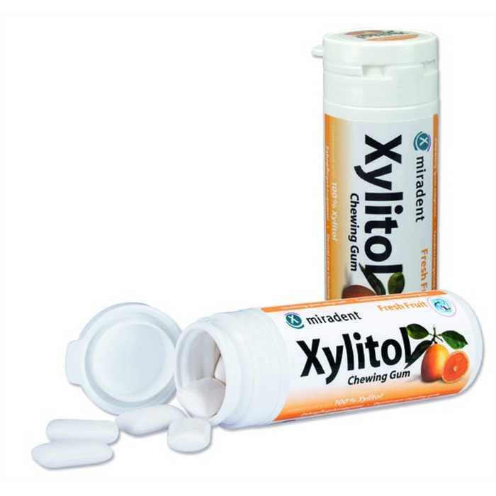 [2337-574] Miradent Xylitol chewing gum – Fruits 30 pièces