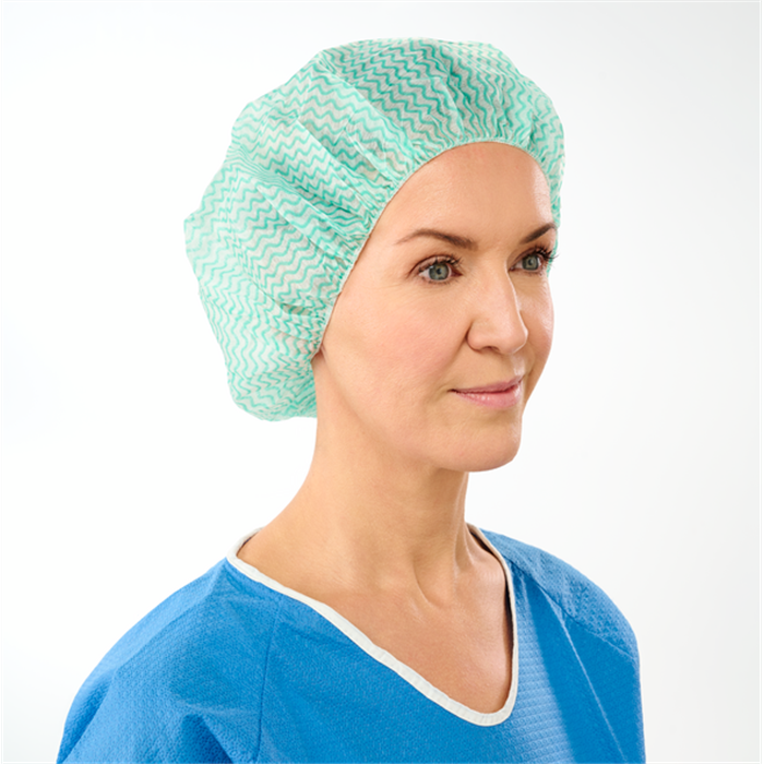 Sentinex Bonnet de chirurgie doux, vert, 100 pièces