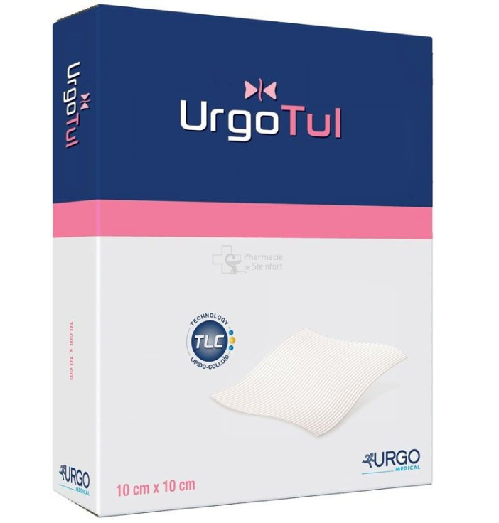 URGO TUEL 10 X 10 CM, 10 ST.