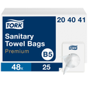 Towel bags Tork sanitary
Recharges de sacs hygiéniques pour 56500, 48 x 25 pièces