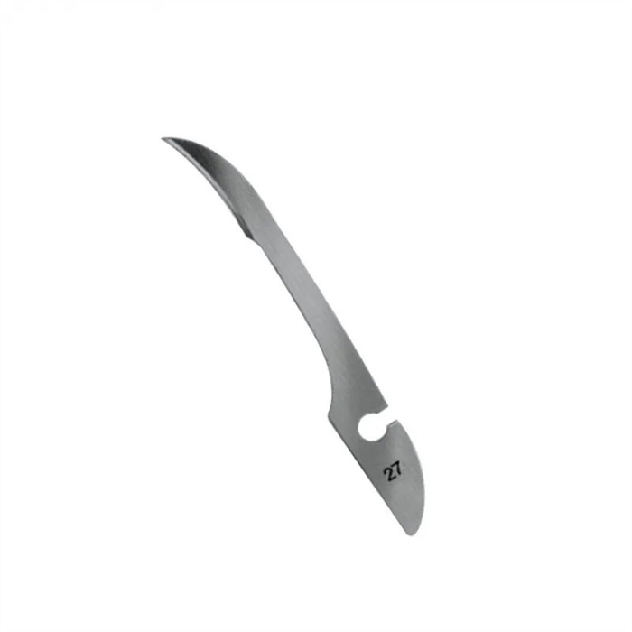 Lames de scalpel Bayha, n°27, 12 pièces, non stériles