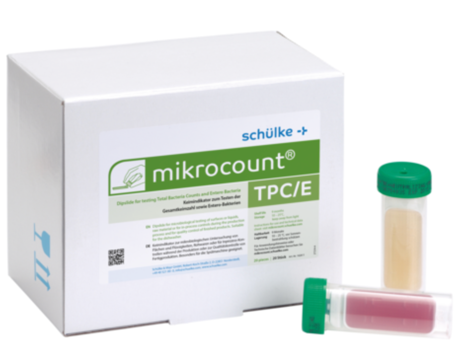 MIKROCOUNT TPC/E, pack de 20 pièces, détermination de la flore totale, détection entérobactéries