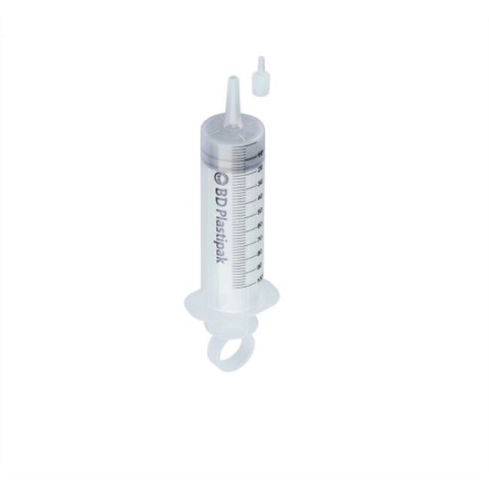 PLASTIPAK WUND- U. BLASENSPRITZE, 100 ML _x000D_
3-TEILIG, LUER-ADPT. KATHETERANSATZ ZENT., 25 ST.
