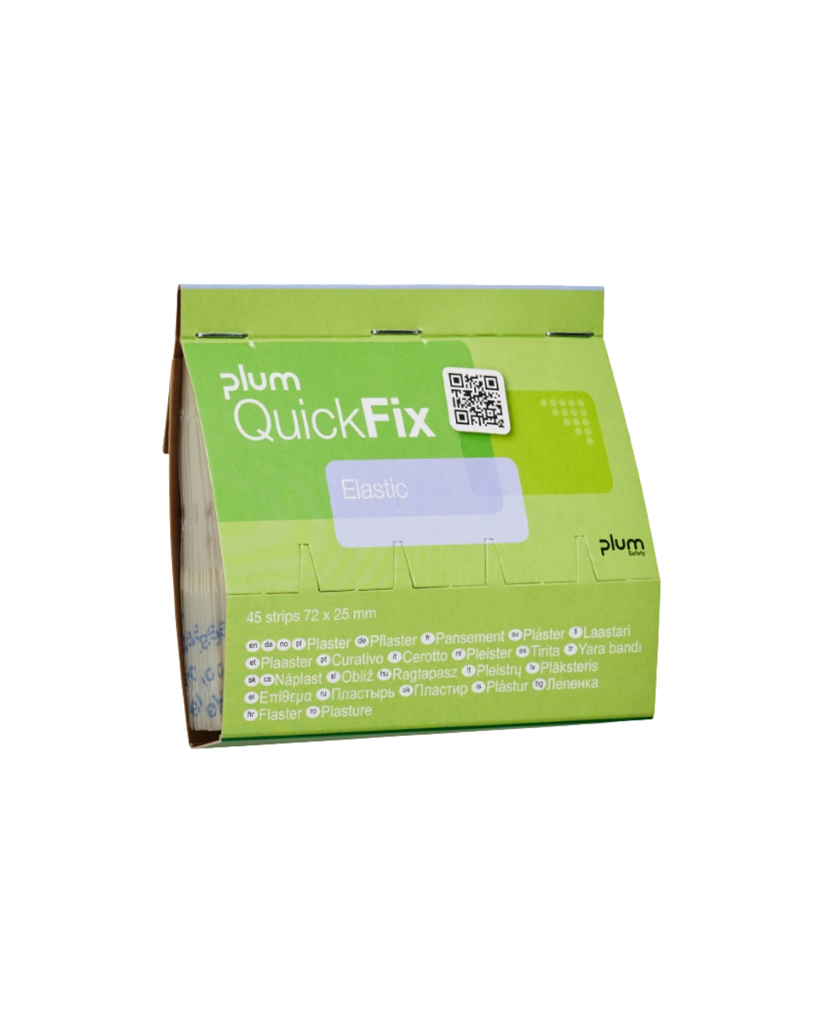 Recharge QUICKFIX textile, 45 pansements textiles, 72 x 25, Plum 5512