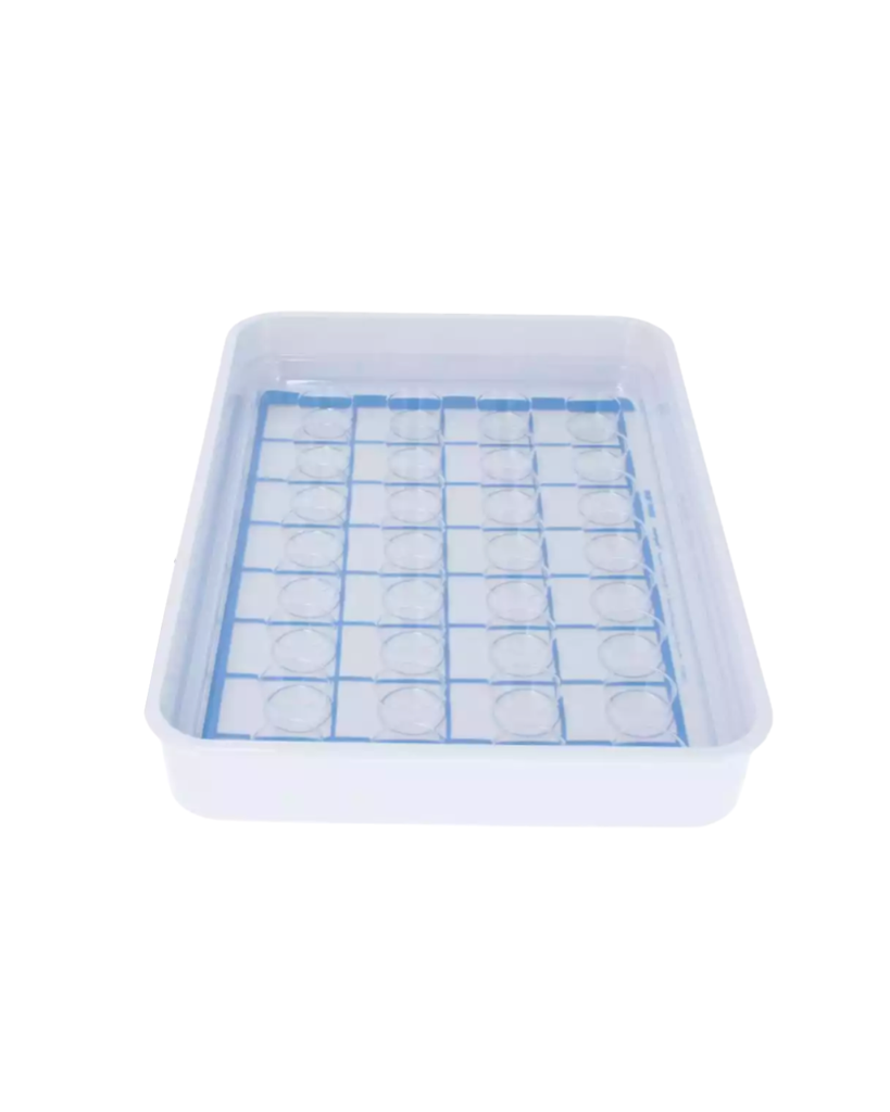 [01355500] Plateau à gobelets HELM MELIPUL 12 x 1-25 avec 12 gobelets réutilisables