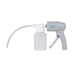 Pompe d’aspiration manuelle PULL VAC, 180 x 180 x 70 mm, env. 275 g, récipient 300 ml