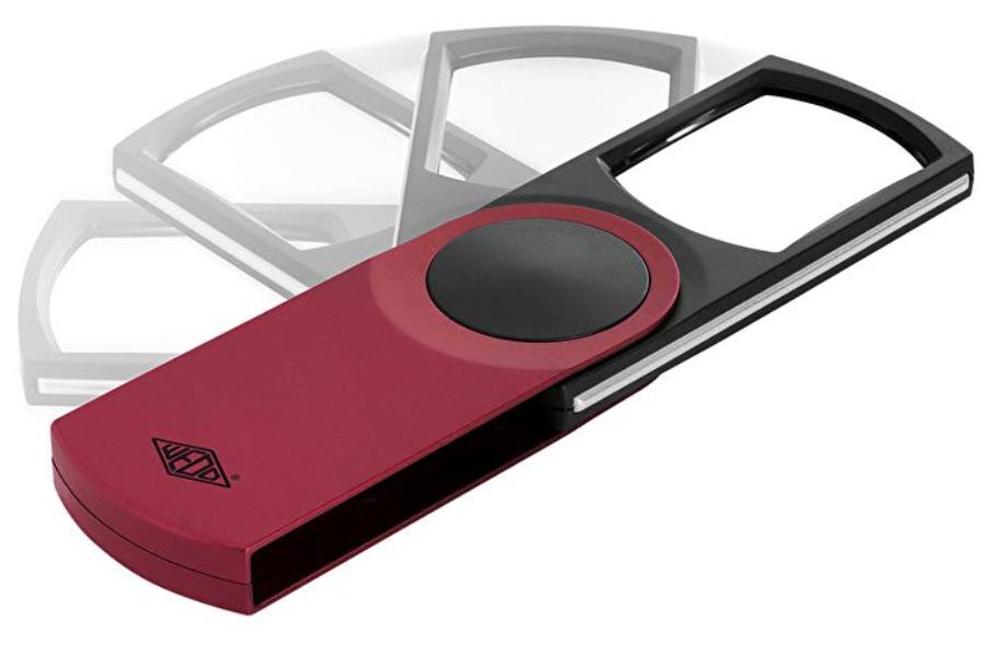 Loupes éclairantes WEDO SWING-IT, présentoir, 15 pièces