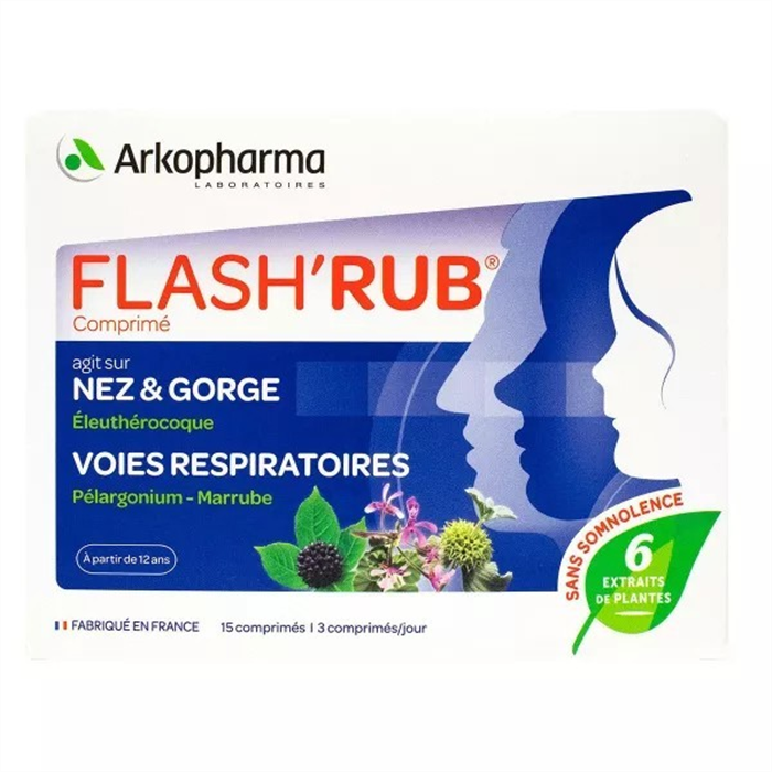 Flash Rub, 2x15 comprimés