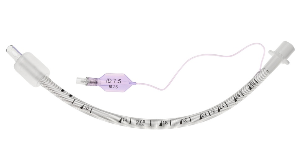 [HET01-80M] AEROtube ET1-80M, Endotrachealtubus, mit Manschette, Murphy Auge, 10 Stück, steril einzeln verpackt, 8,0 mm, CH 24
