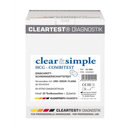 Clear & Simple HCG-Combi Test urine & sérum- Test de grossesse,  25 pièces