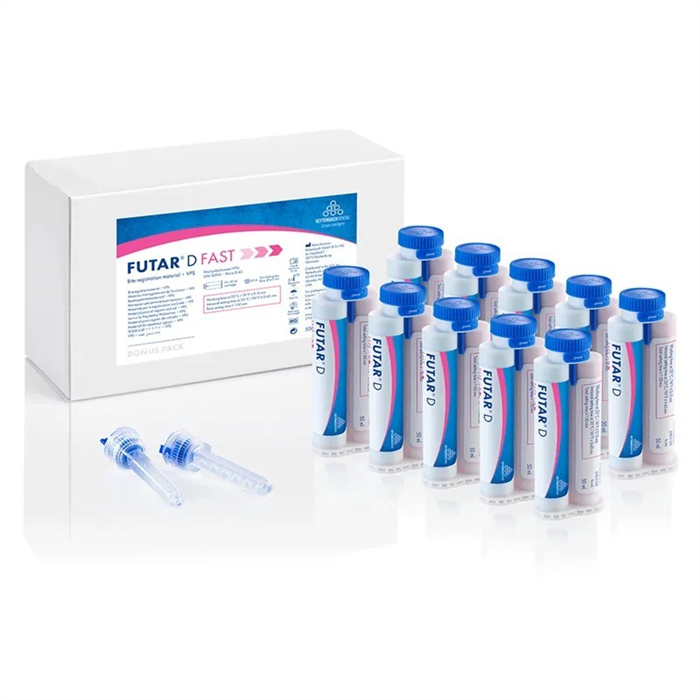 [220984] Futar D Fast,  Conditionnement 10 x 50 ml double cartouche,  30 embouts mélangeurs