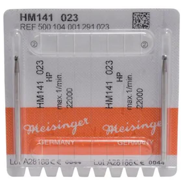 [66112] Meisinger Fraise chirurgicale HM 141 - paquet de 2,  500104001291023
